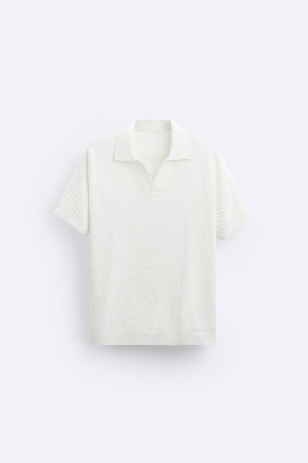 Klassisches Herren Poloshirt Weiß Baumwolle - Norvielle