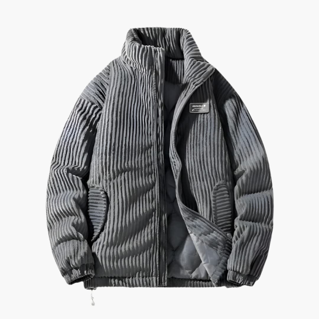 Eveloria Herren Cordjacke Stilvoll Braun