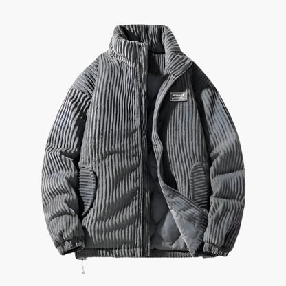 Eveloria Herren Cordjacke Stilvoll Braun