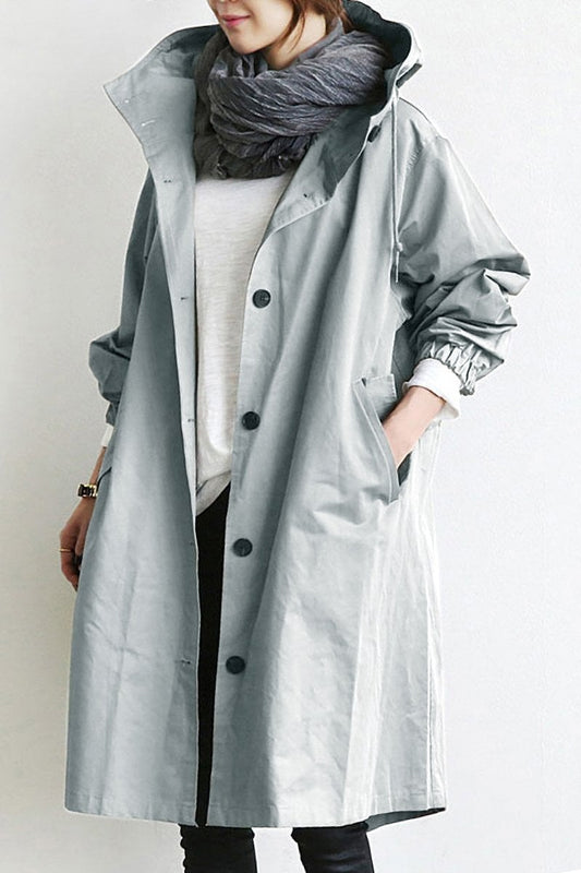 Damen Winterjacke Wasserdicht Leicht Schwarz - Eveloria