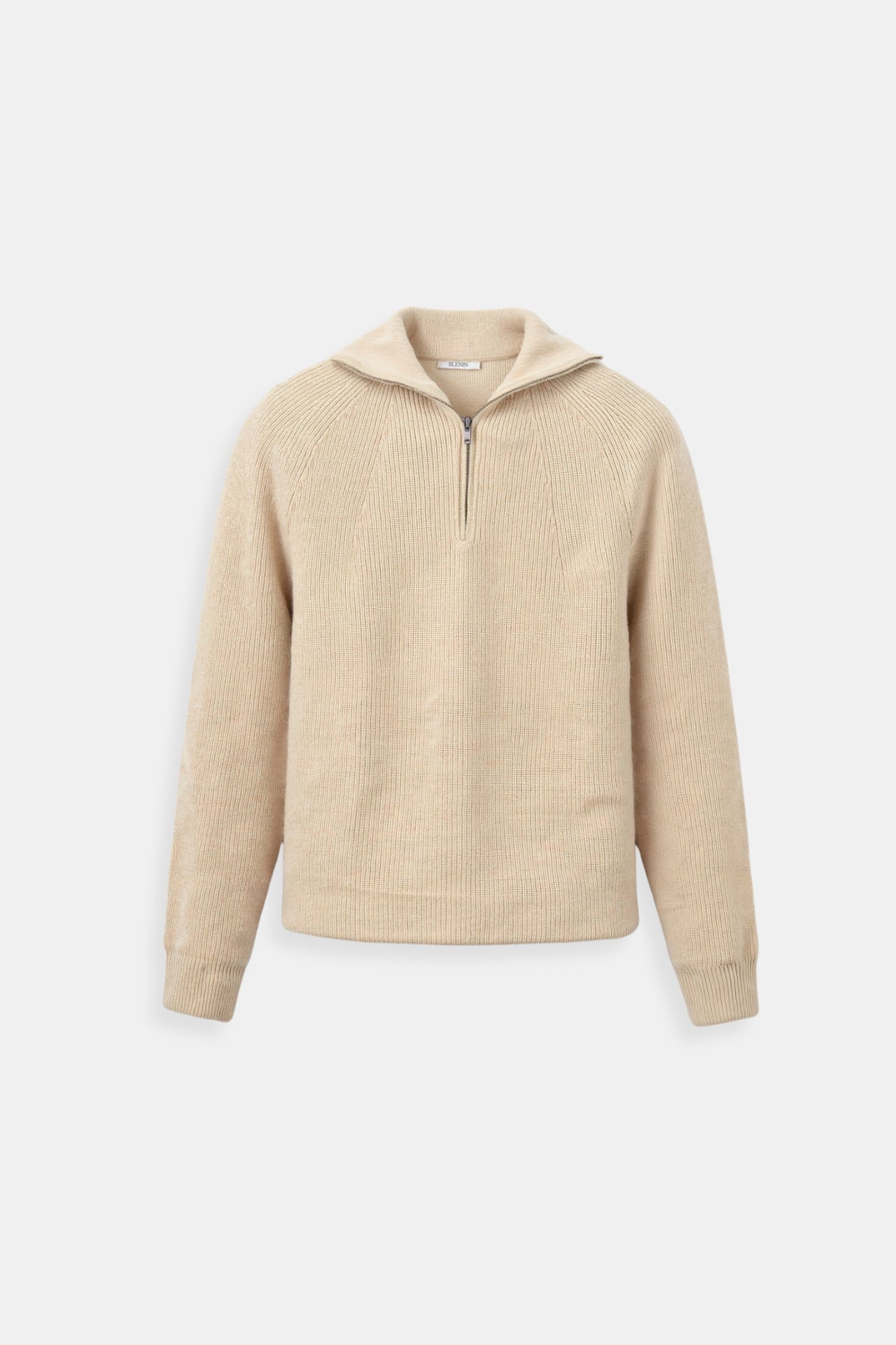 Strickpullover Reißverschlusskragen Bequem - Norvielle