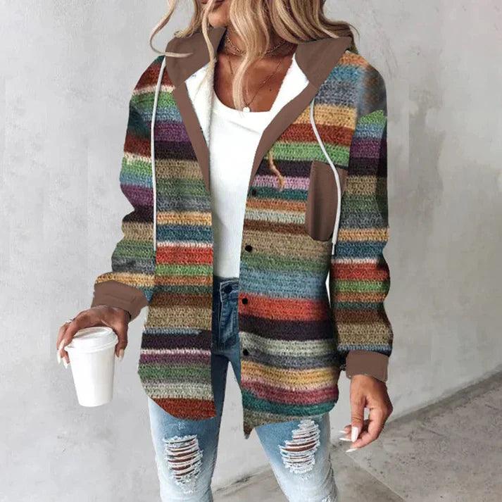 Eveloria Damen Bedruckter Kapuzenpullover Frühjahr - Eveloria
