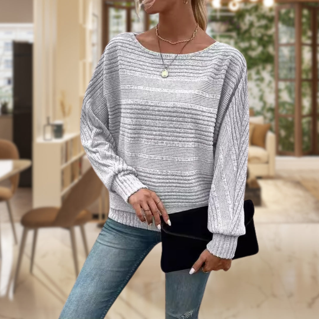 Damen Bequemer warmer Pullover