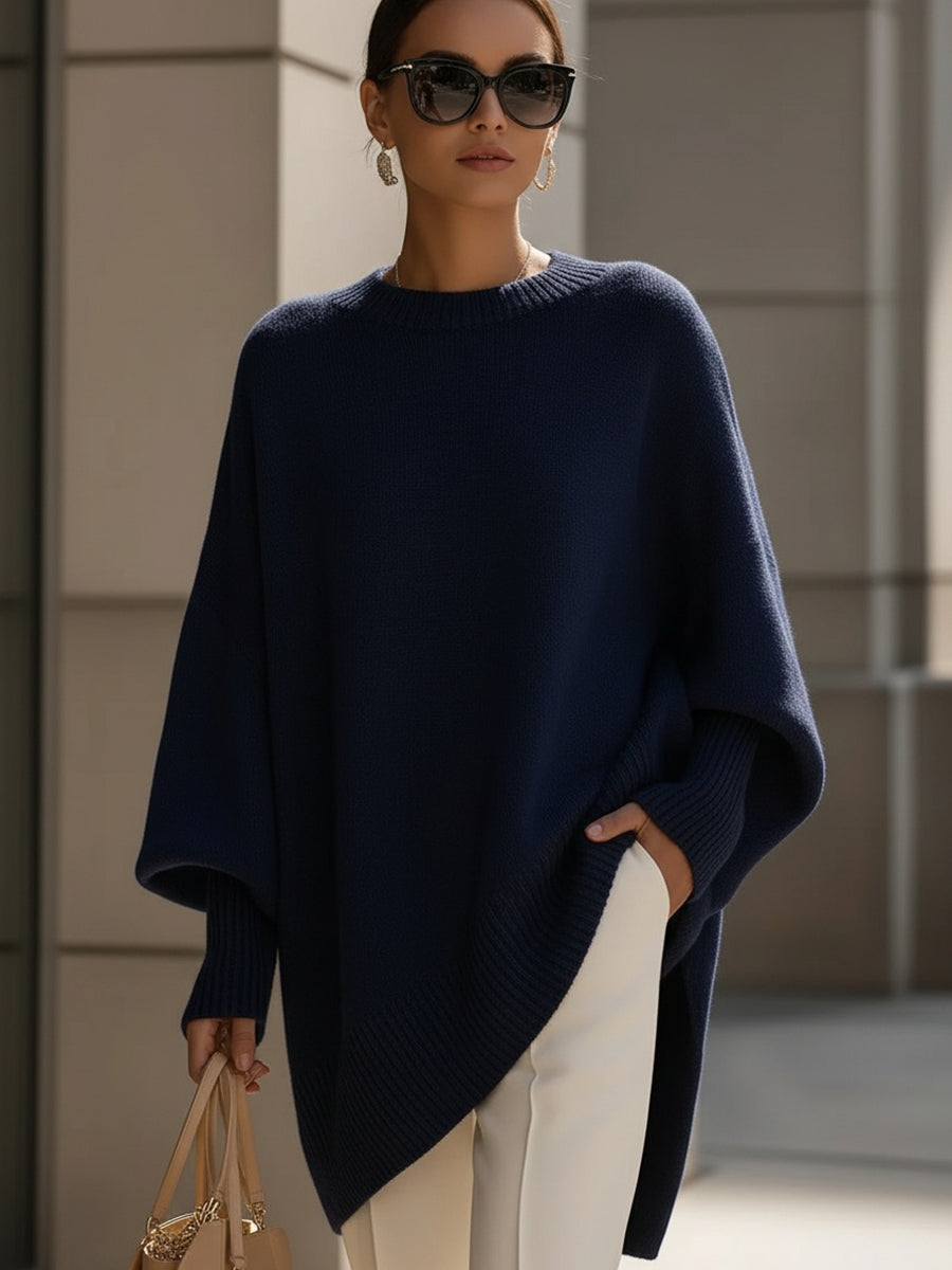 Damen Oversized Pullover Elegantes Design