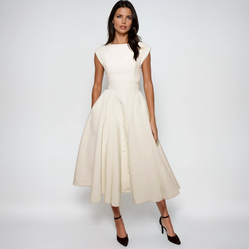 Eveloria Damen Midi Kleid Lucia