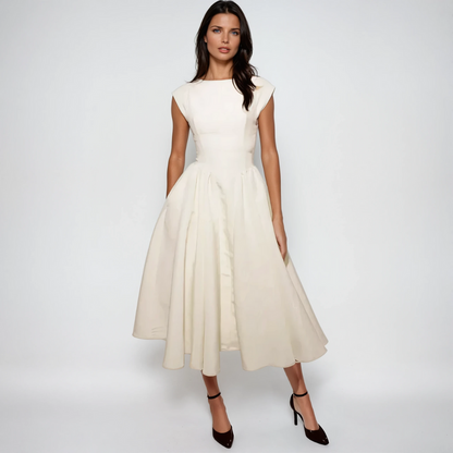 Eveloria Damen Midi Kleid Lucia