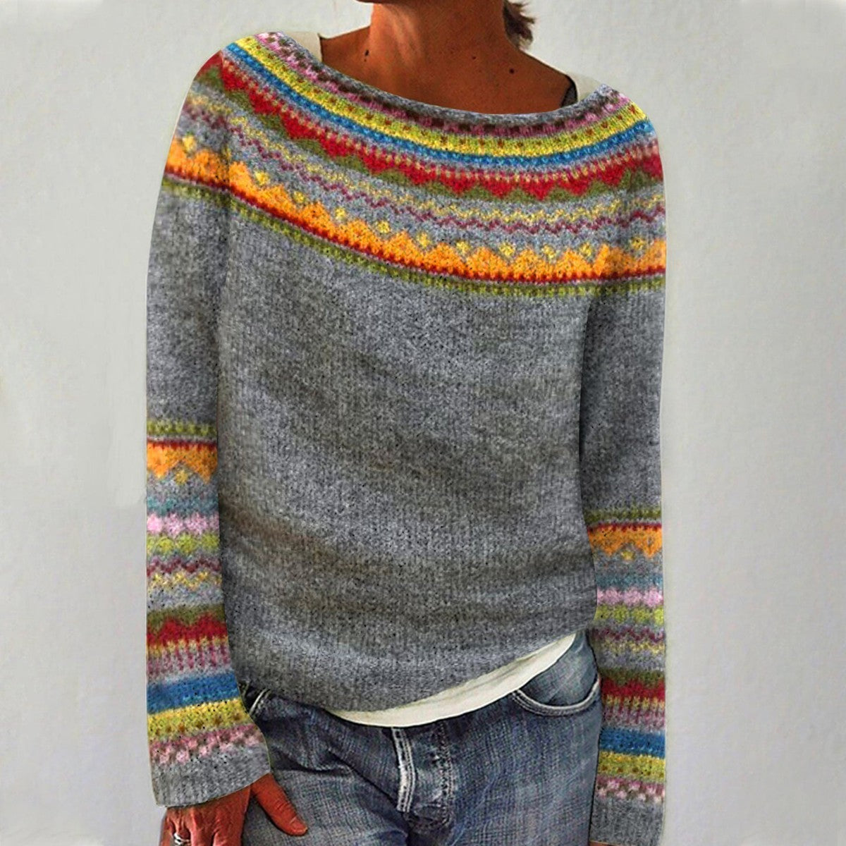 Eveloria Damen Klassischer Pullover - Eveloria