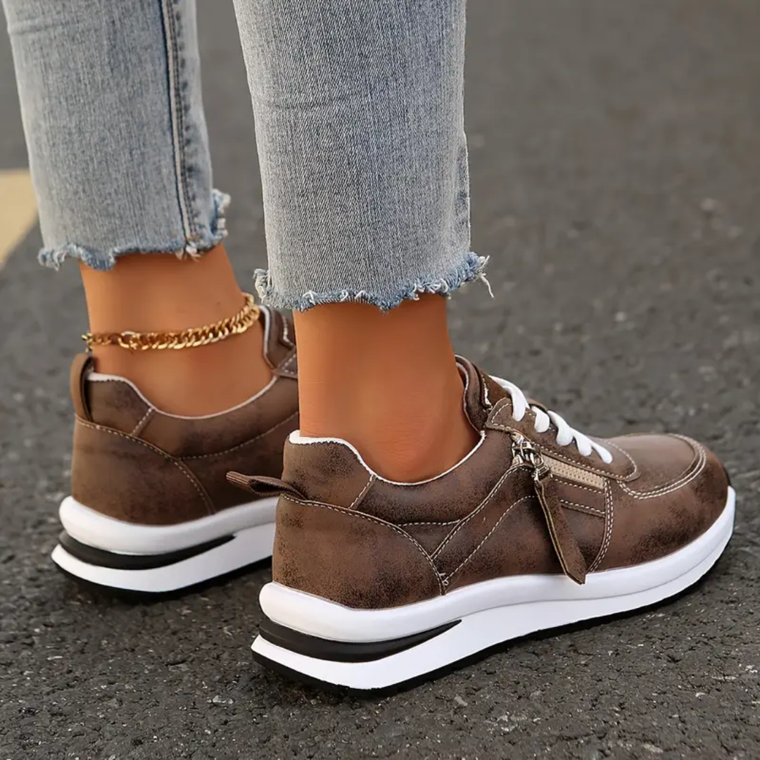 Eveloria Damen Orthopädische Sneaker Komfortschuhe