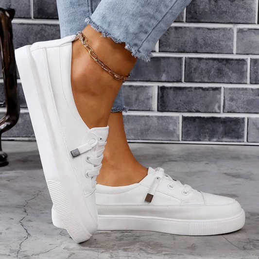 Damen Minimalistische Schnürsneaker - Eveloria