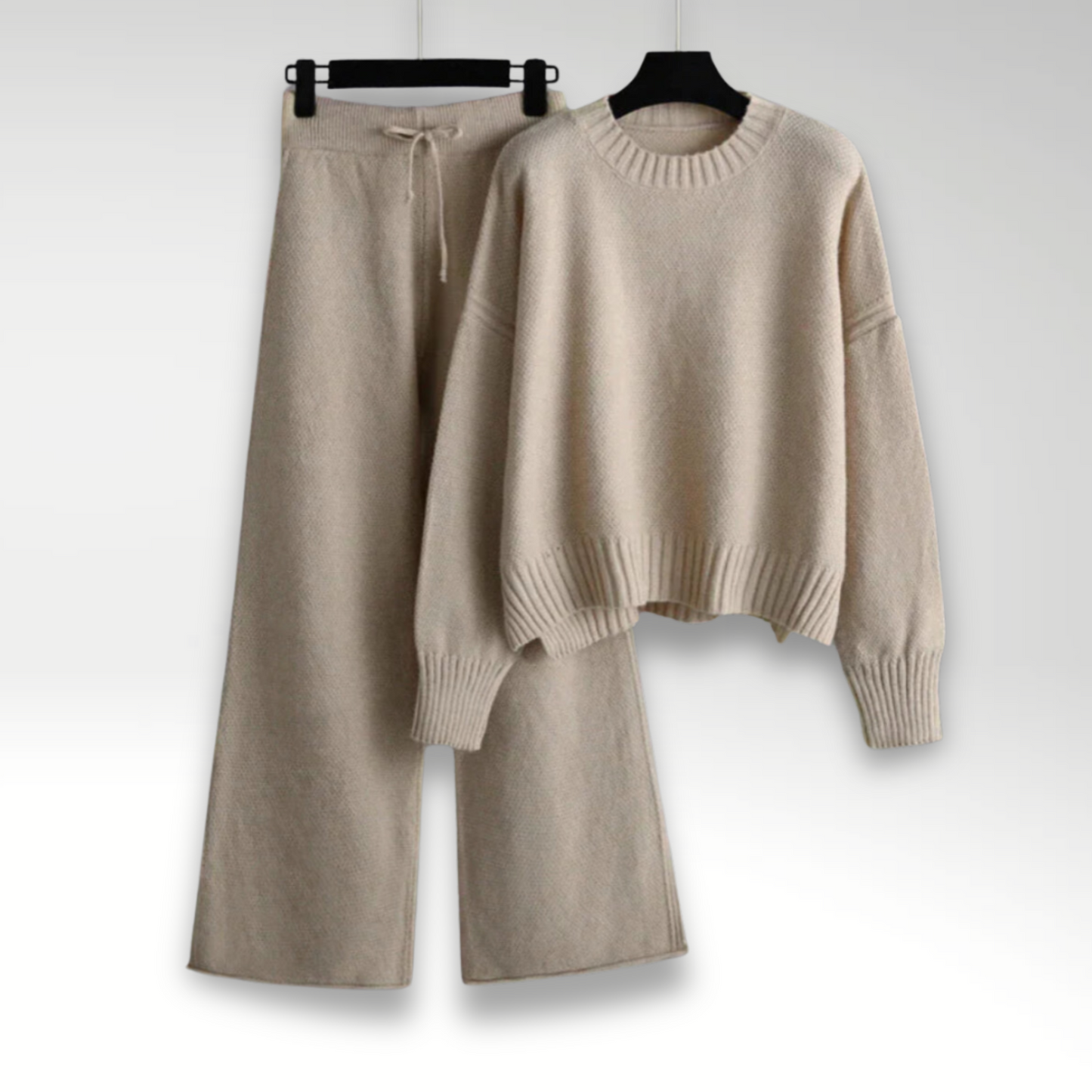Eveloria Damen Tricotanzug mit Kordelzug