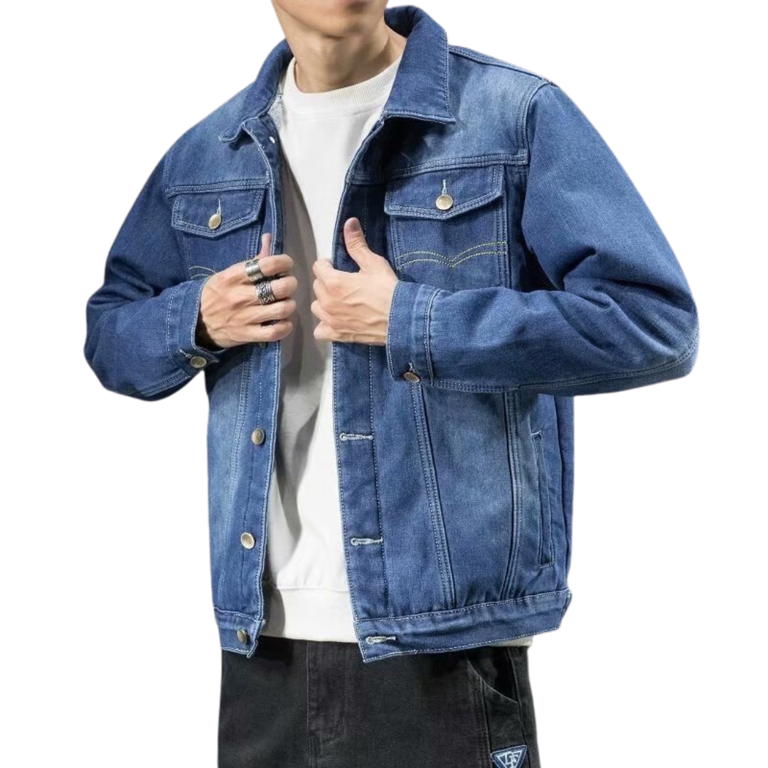 Eveloria Herren Winterjeansjacke