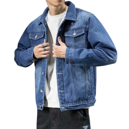 Eveloria Herren Winterjeansjacke