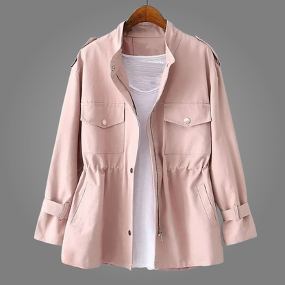 Damen Übergangsjacke Moderner Utility-Schnitt Vielseitig