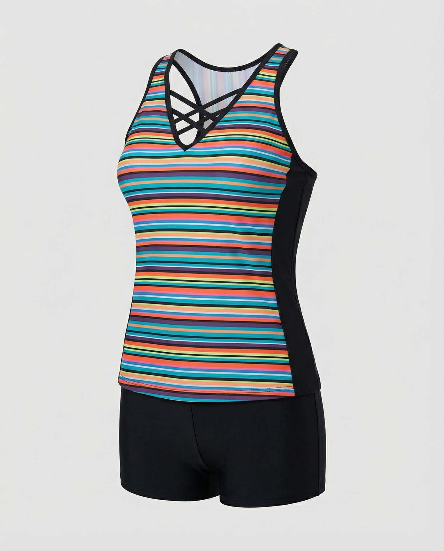 Eveloria Damen Tankini Badeanzug Elegantes Design