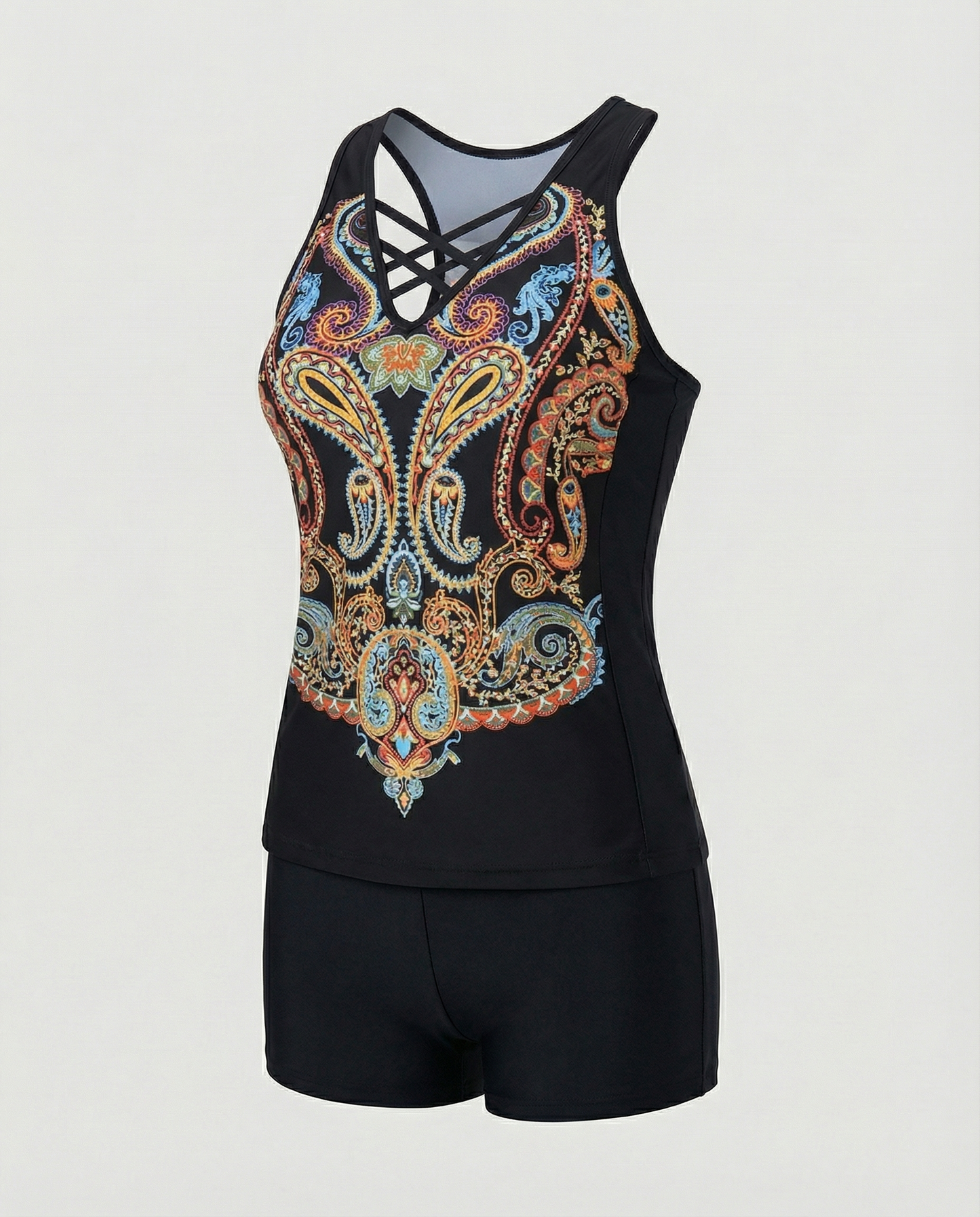 Eveloria Damen Tankini Badeanzug Elegantes Design