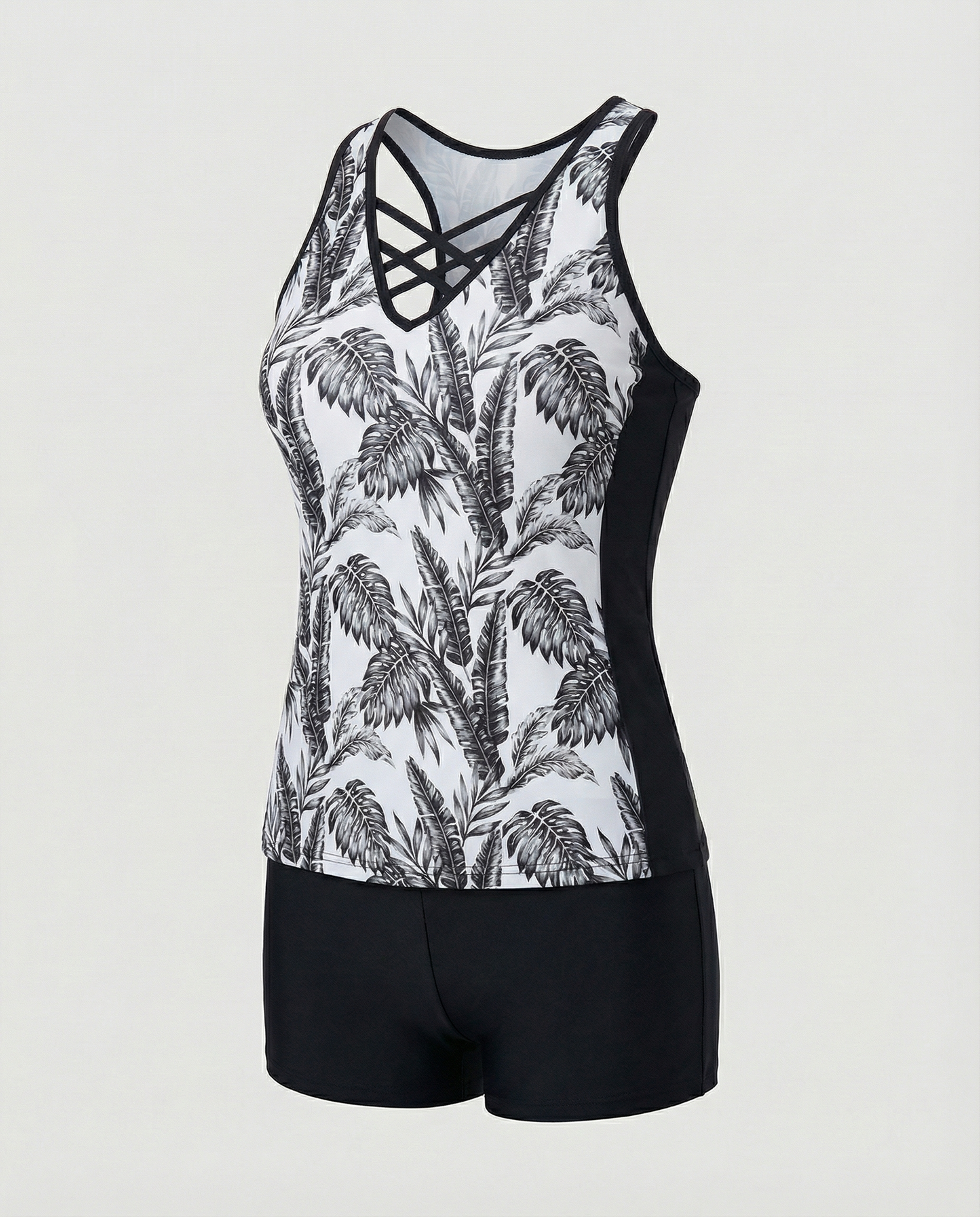 Eveloria Damen Tankini Badeanzug Elegantes Design