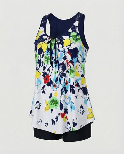 Eveloria Damen Tankini Badeanzug Elegantes Design