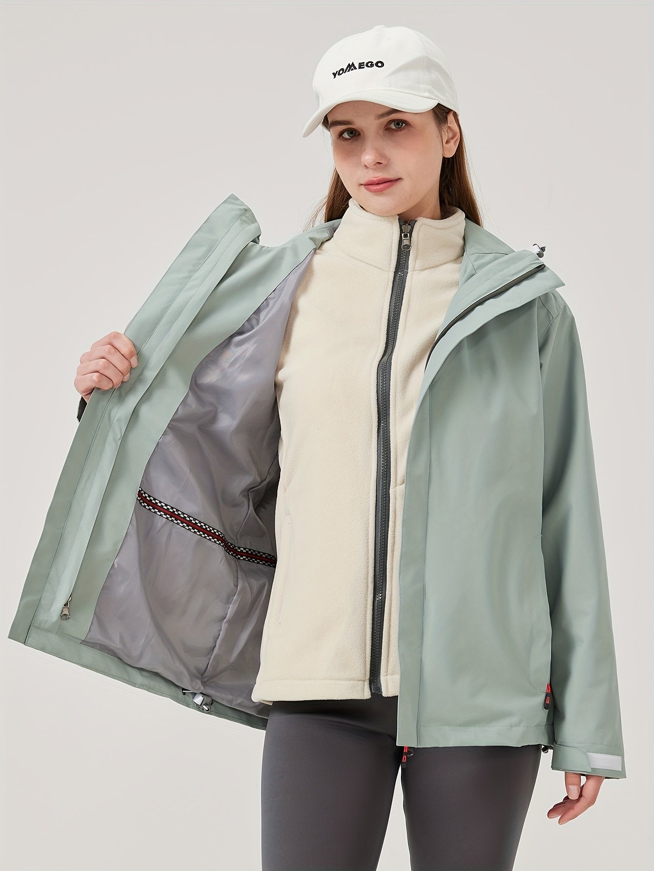 Damen Leichte Winter-Skijacke