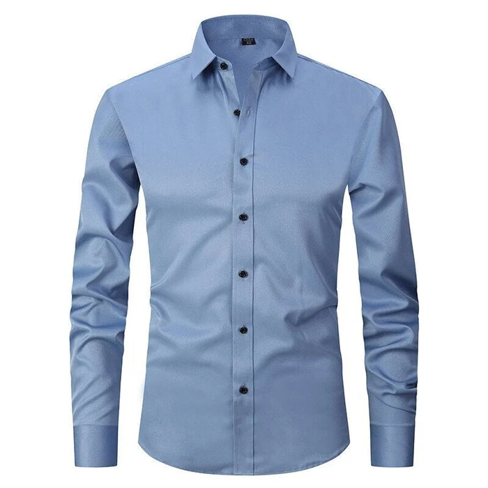Herren Stretch Hemd Langarm