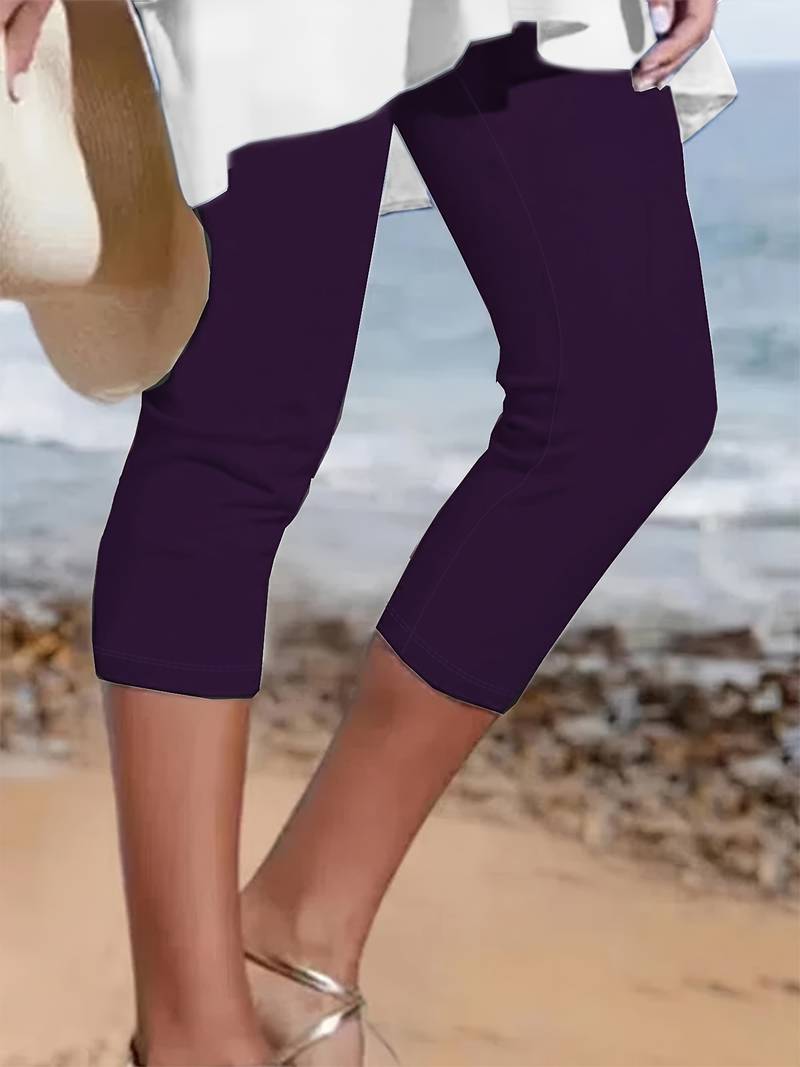 Damen Leggings Bequem Alltag