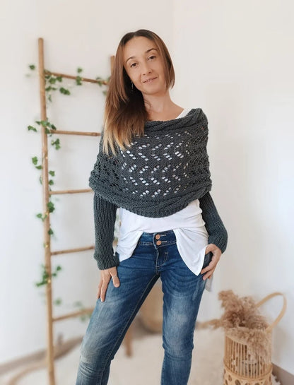 Eveloria Damen Strickschal Bequem - Eveloria