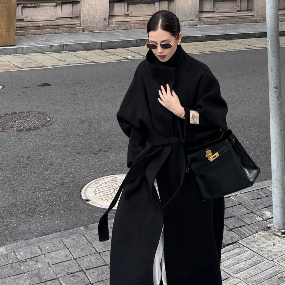 Damen Oversize Trenchcoat Lang Delfina