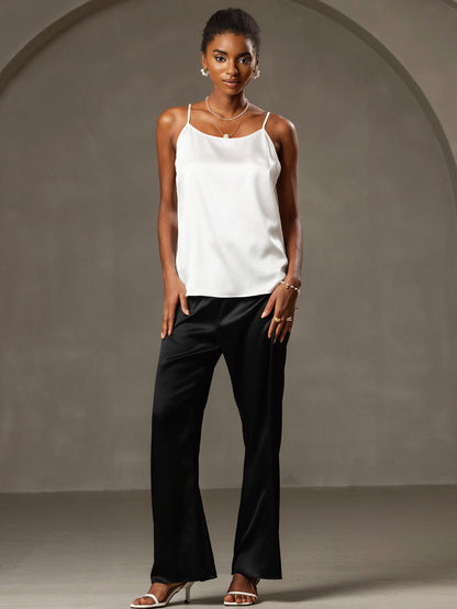 Eveloria Damen Seiden-Camisole Spaghettiträger