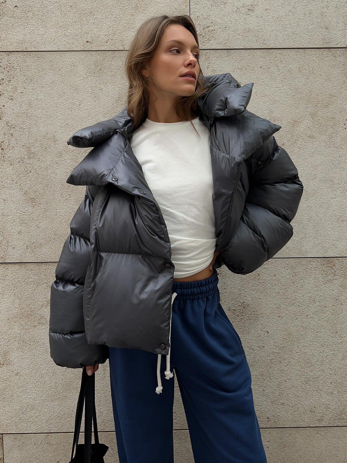 Damen Winterjacke Gepolstert Warm - Eveloria