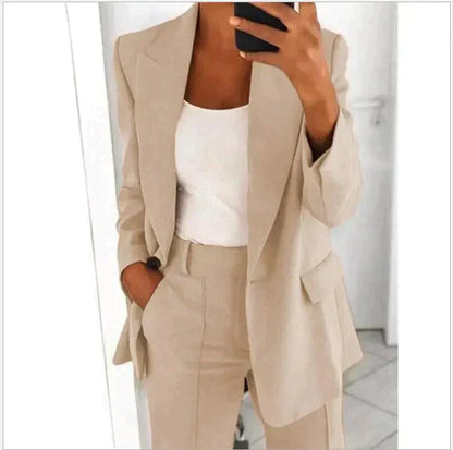 Damen Blazer-Set 2-teilig Zeitlos Modern