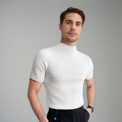 Paolo Herren Kurzarmshirt Slim Fit - Norvielle