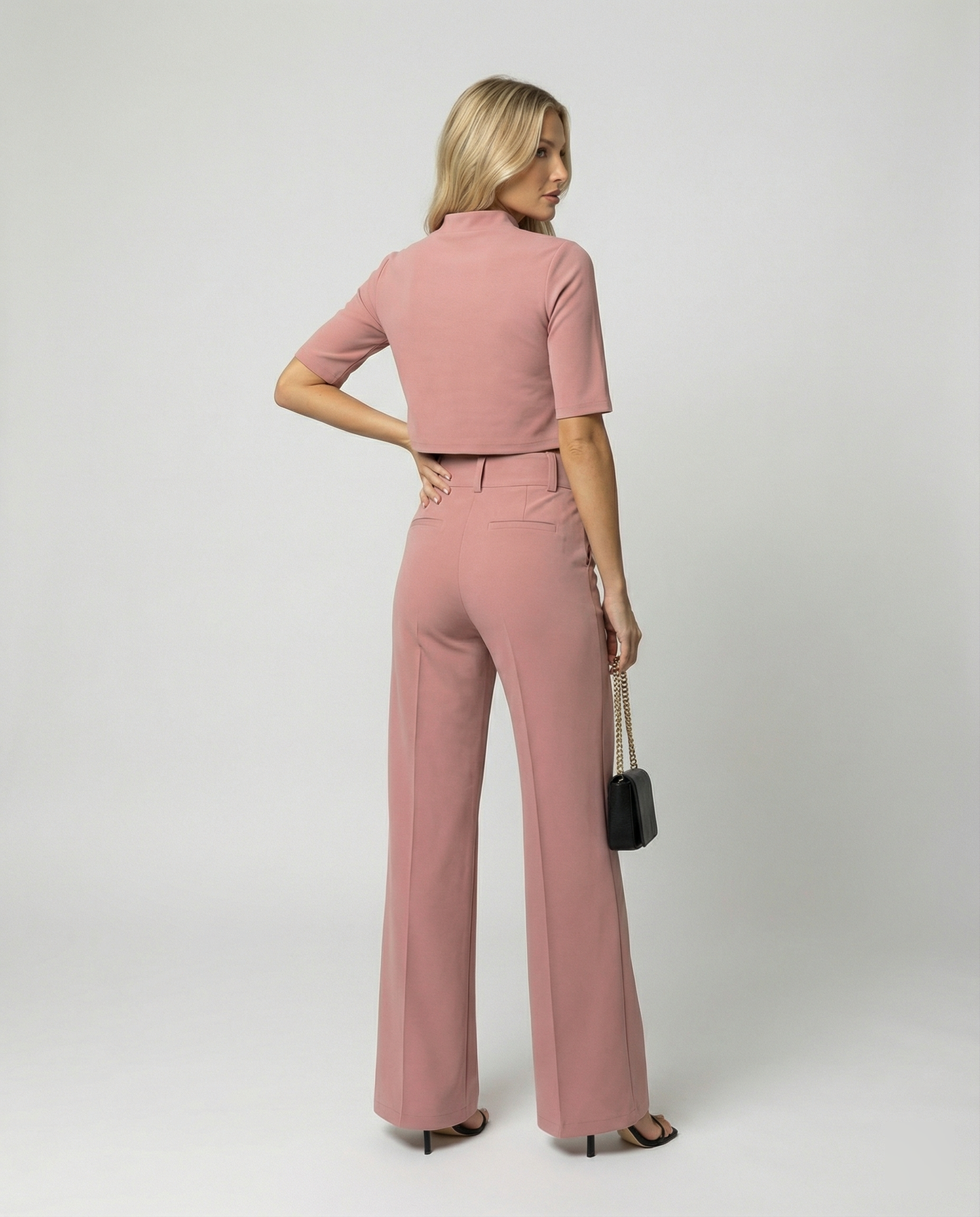 Eveloria Damen Herbst-Hosenset Tailliert Eleganz