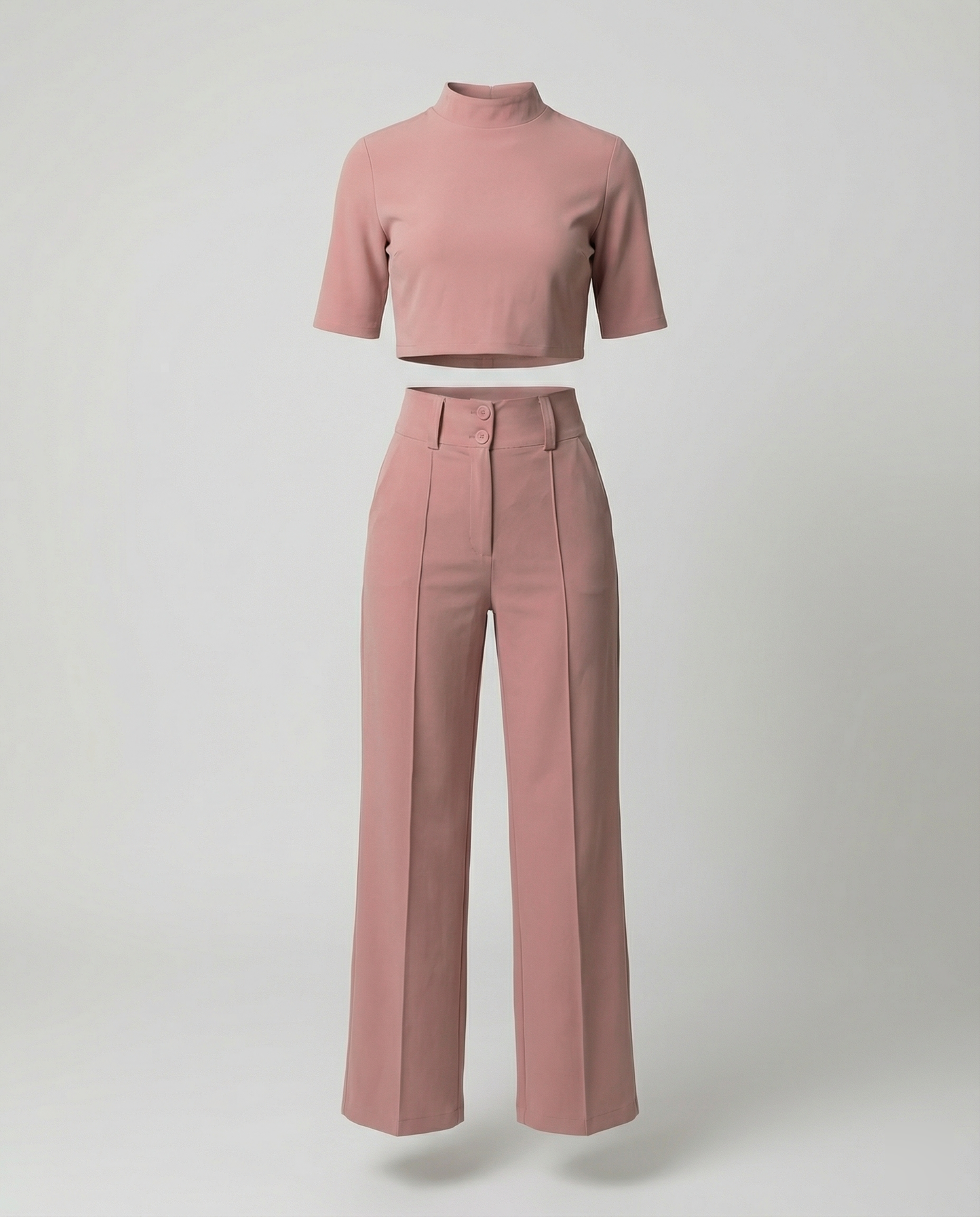 Eveloria Damen Herbst-Hosenset Tailliert Eleganz