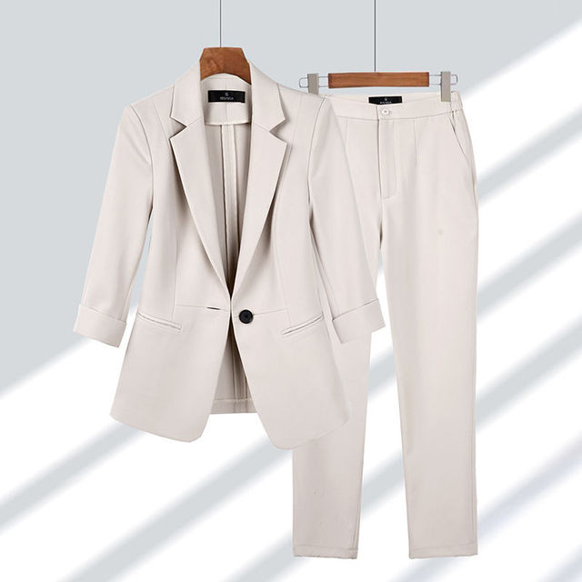 Eveloria Damen Zweiteiliger Blazer-Set Elegantes Design - Eveloria