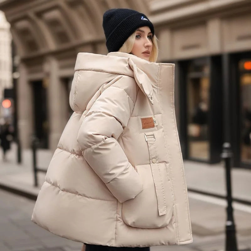 Eveloria Damen Pufferjacke Klassisch