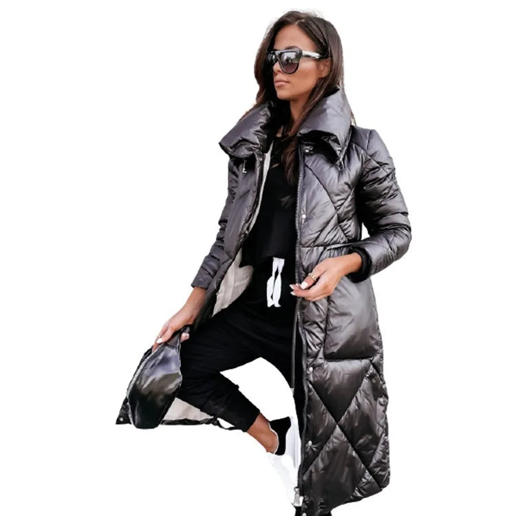 Eveloria Damen Gesteppte Parka Baumwolle