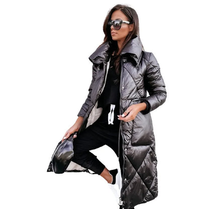 Eveloria Damen Gesteppte Parka Baumwolle