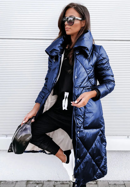 Eveloria Damen Gesteppte Parka Baumwolle