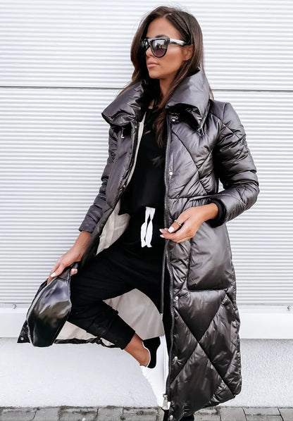 Eveloria Damen Gesteppte Parka Baumwolle