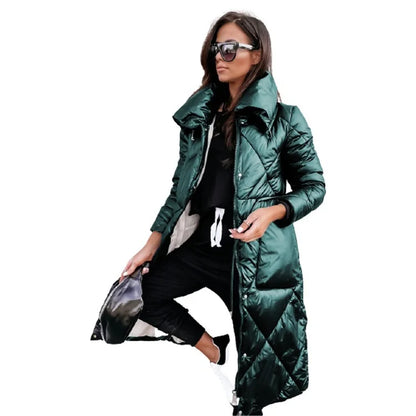 Eveloria Damen Gesteppte Parka Baumwolle