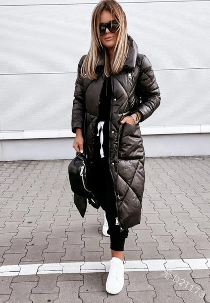 Eveloria Damen Gesteppte Parka Baumwolle