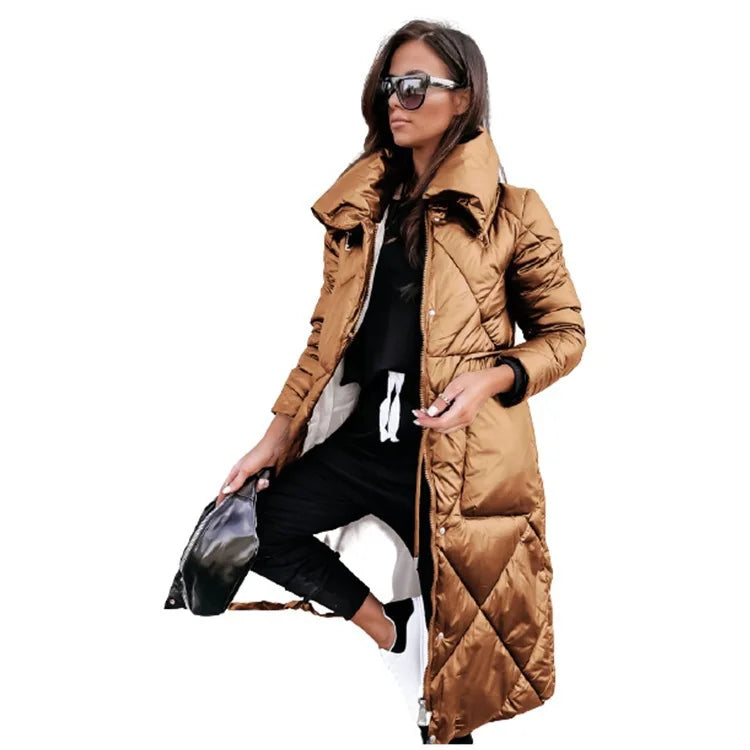 Eveloria Damen Gesteppte Parka Baumwolle