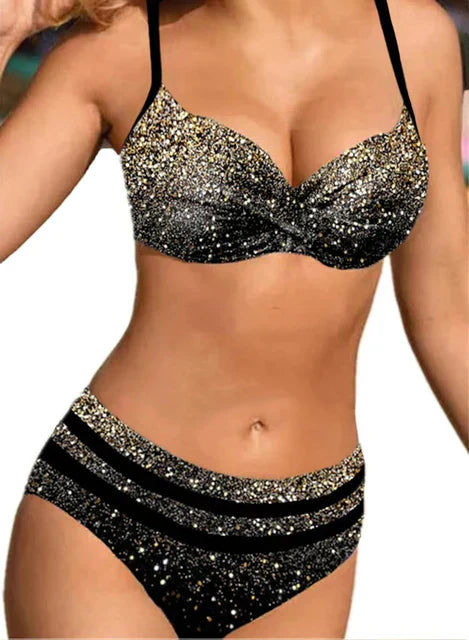 Eveloria Damen Zweiteiliger Bikini Mit Print