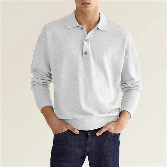 Eveloria Herren Pullover Langärmelig Niedriger Kragen - Eveloria
