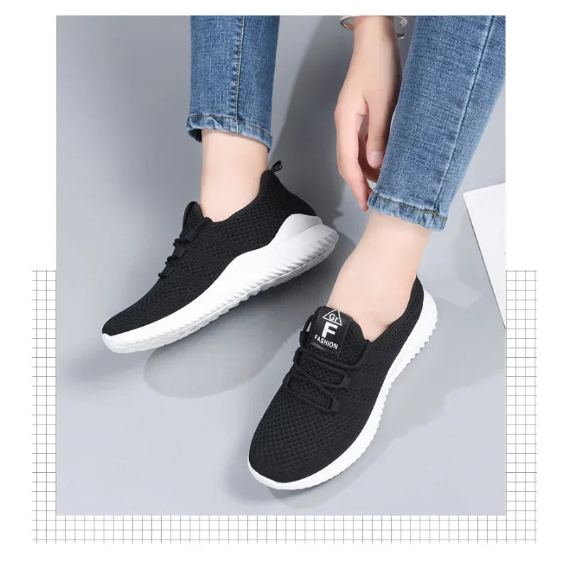 Damen Turnschuhe Eveloria Laufschuhe Schwarz - Eveloria