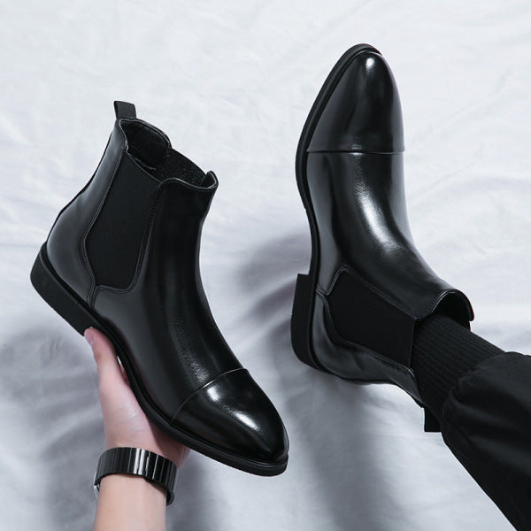 Eveloria Herren Stiefel Leder