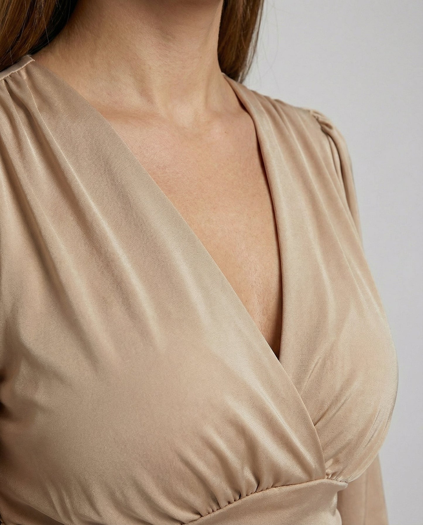 Damen V-Ausschnitt Elegantes Design