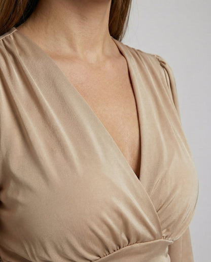 Damen V-Ausschnitt Elegantes Design