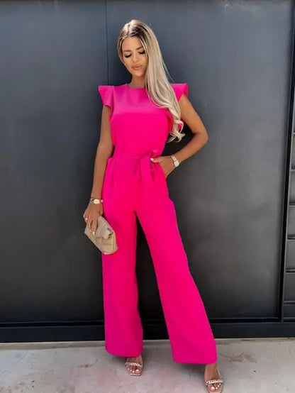 Eveloria Damen Jumpsuit Elegant Hochwertig