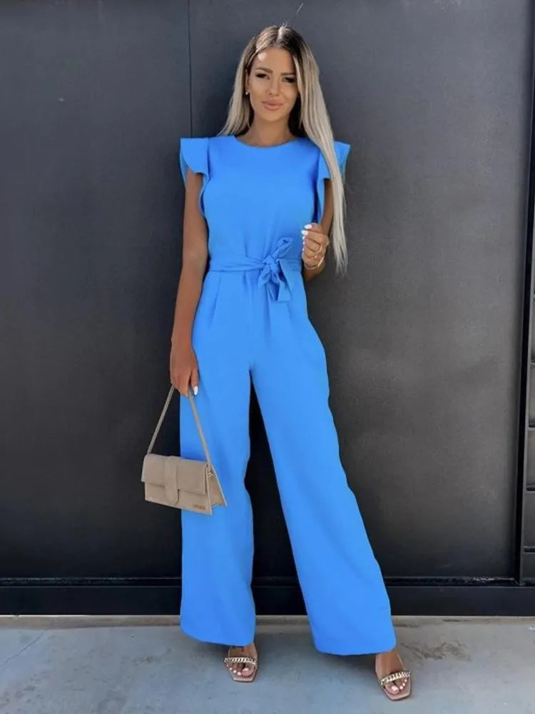 Eveloria Damen Jumpsuit Elegant Hochwertig