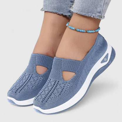 Regine Damen Slip-On Sneaker Atmungsaktives Mesh